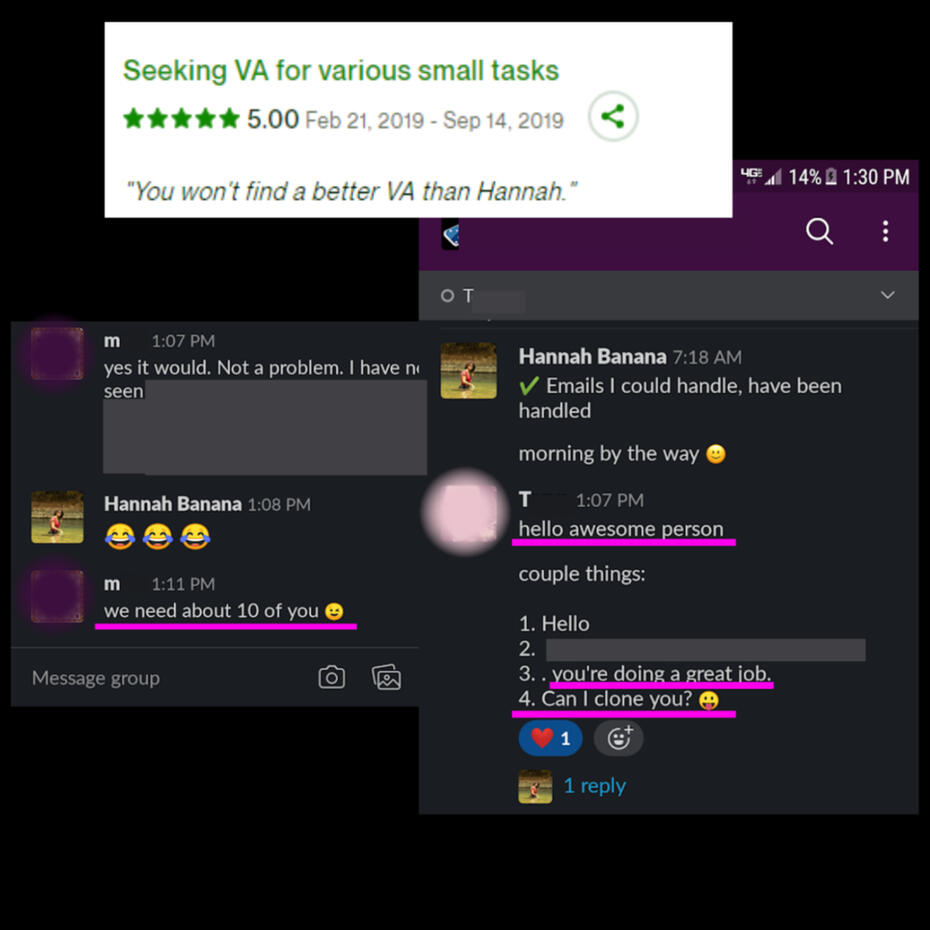 When I worked as a VA